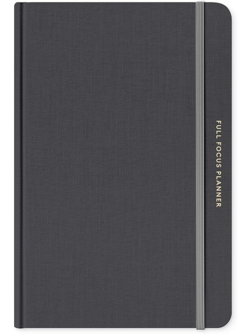 Gray Linen Daily Planner - Boost Focus, Reduce Overwhelm & Achieve Goals